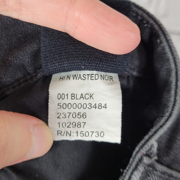 🎈Ksubi noir black high n wasted skinny jeans - Picture 11 of 12